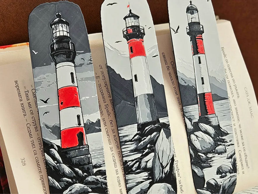 Lighthouse Style 1 - Bookmark Set of 3