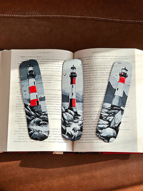 Lighthouse Style 1 - Bookmark Set of 3