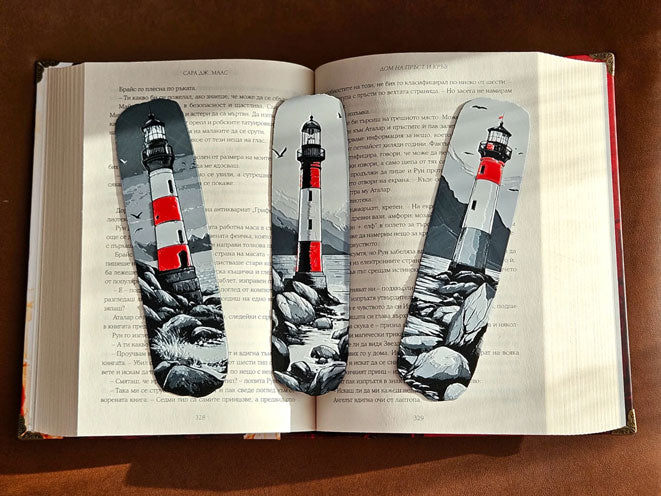 Lighthouse Style 1 - Bookmark Set of 3